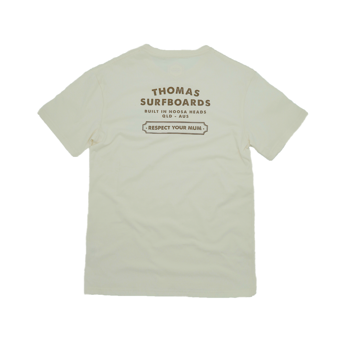 Thomas Respect Your Mum TShirt 椰奶色 Buoyancy Surf Shop 波洋喜衝浪店